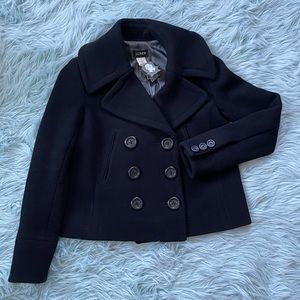 JCrew Cropped Peacoat
